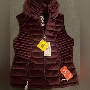 HollyLand wine puffer vest